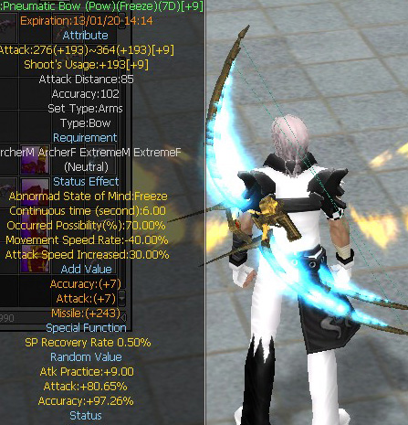 Pneumatic Bow (Pow)(Freeze)(7D)Box