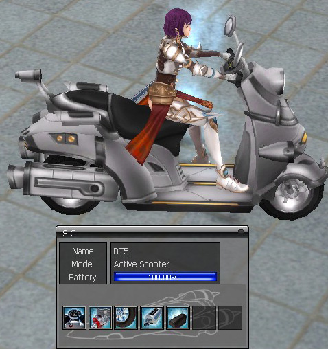 Active Scooter Part  A Set[7D]