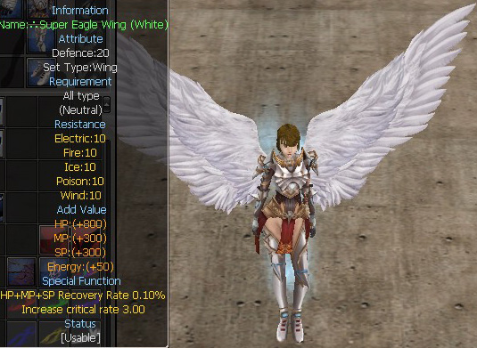 Super Eagle Wing (White)