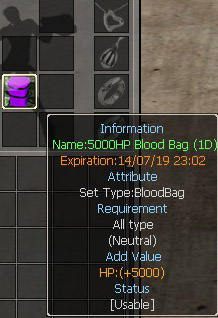5000HP Blood Bag (1D) Box