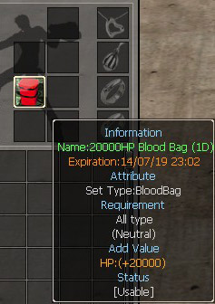 20000HP Blood Bag (1D) Box